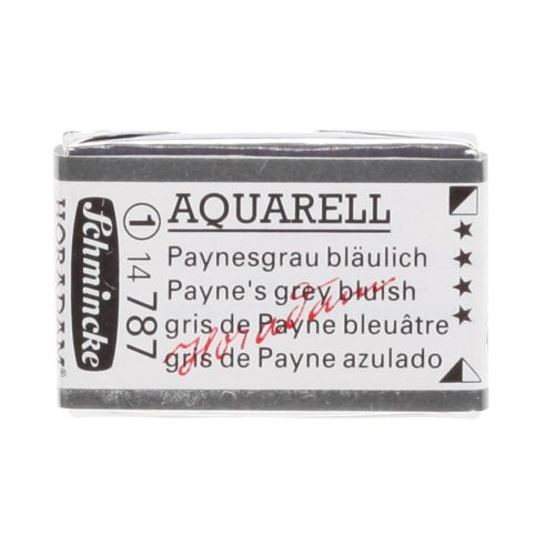 Schmincke H Aquarell 1/1 Tab Payne's Grey Bluish 787 Watercolor Schmincke H Aquarell 1/1 Tab Payne's Grey Bluish 787 Watercolor