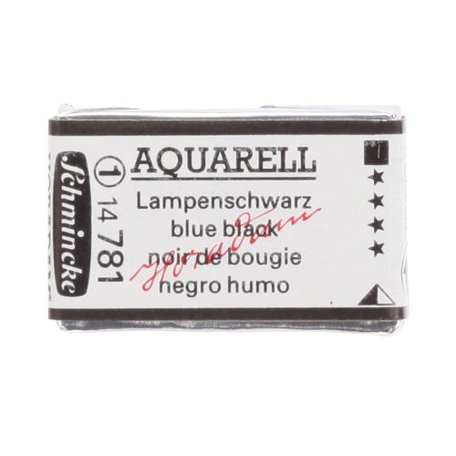 Schmincke H Aquarell 1/1 Tab Lamp Black 781 Suluboya
