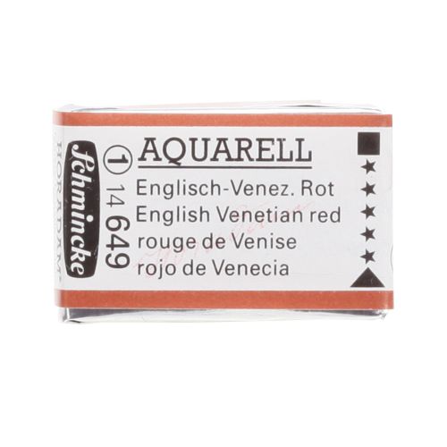 Schmincke H Aquarell 1/1 Tab English Venetian Red 649 Suluboya