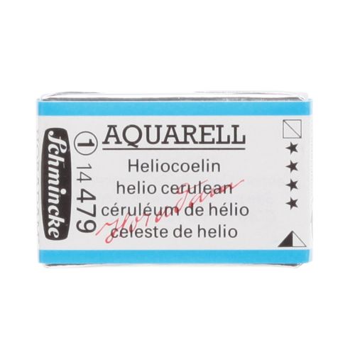 Schmincke H Aquarell 1/1 Tab Helio Cerulean 479 Suluboya