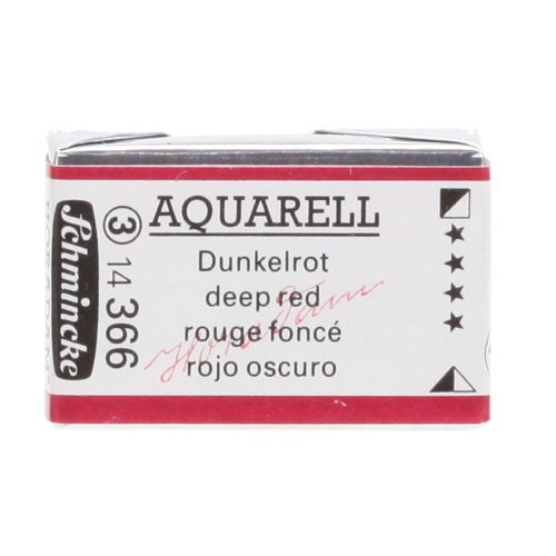 Schmincke H Aquarell 1/1 Tab Deep Red 366 Suluboya