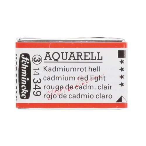 Schmincke H. Aquarell 1/1 Tab Cadmium Red Light 349 Suluboya