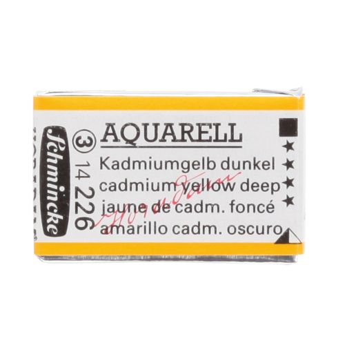 Schmincke H. Aquarell 1/1 Tab Cadmium Yellow Deep 226 Suluboya