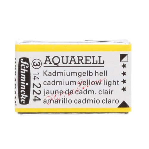 Schmincke H. Aquarell 1/1 Tab Cadmium Yellow Light 224 Suluboya