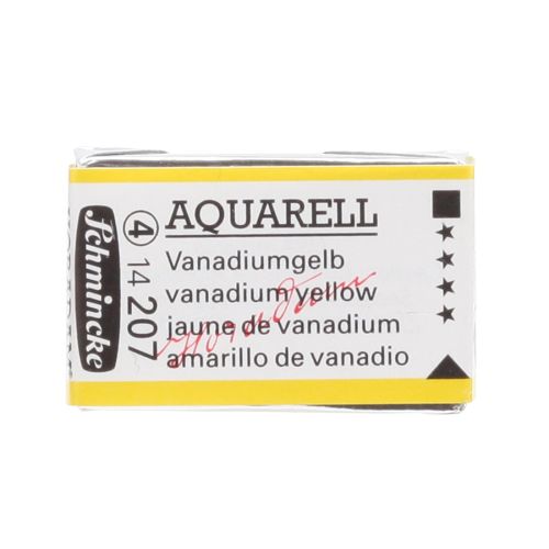 Schmincke H Aquarell 1/1 Tab Vanadium Yellow 207 Suluboya Schmincke H Aquarell 1/1 Tab Vanadium Yellow 207 Suluboya