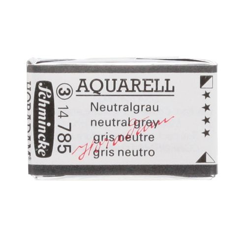 Schmincke H Aquarell 1/1 Tab Neutral Grey 785 Watercolor Schmincke H Aquarell 1/1 Tab Neutral Grey 785 Watercolor
