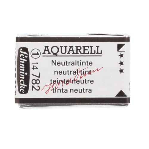 Schmincke H Aquarell 1/1 Tab Neutral Tint 782 Watercolor Schmincke H Aquarell 1/1 Tab Neutral Tint 782 Watercolor