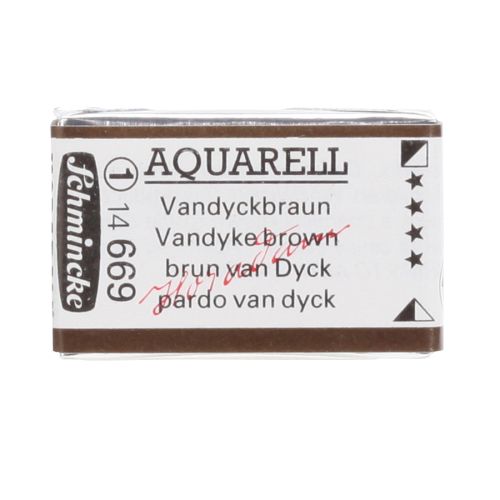 Schmincke H Aquarell 1/1 Tab Vandyke Brown 669 Suluboya Schmincke H Aquarell 1/1 Tab Vandyke Brown 669 Suluboya