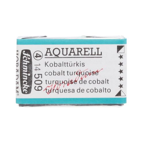 Schmincke H Aquarell 1/1 Tab Cobalt Turquoise 509 Suluboya