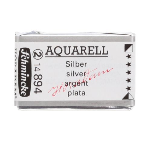 Schmincke H Aquarell 1/1 Tab Silver 894 Suluboya Schmincke H Aquarell 1/1 Tab Silver 894 Suluboya