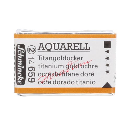 Schmincke H Aquarell 1/1 Tab İtanium Gold Ochre 659 Suluboya