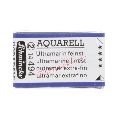 Schmincke H Aquarell 1/1 Tab Ultramarine Finest 494 Suluboya Schmincke H Aquarell 1/1 Tab Ultramarine Finest 494 Suluboya