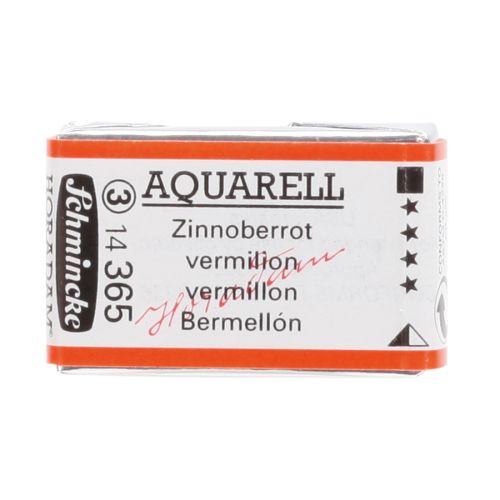Schmincke H Aquarell 1/1 Tab Vermilion 365 Suluboya Schmincke H Aquarell 1/1 Tab Vermilion 365 Suluboya