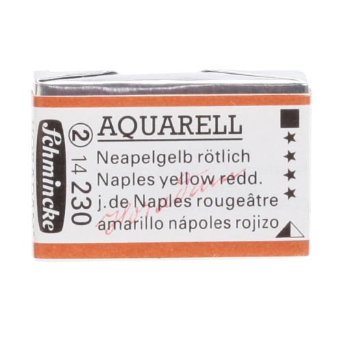 Schmincke H Aquarell 1/1 Tab Naples Yellow Reddish 230 Watercolor Schmincke H Aquarell 1/1 Tab Naples Yellow Reddish 230 Watercolor