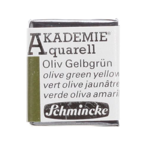 Schmincke A. 1/2 Tab Olive Green Yellowish 554 Tablet Sulu Boya Schmincke A. 1/2 Tab Olive Green Yellowish 554 Tablet Sulu Boya