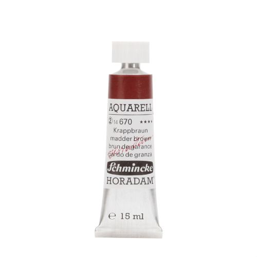 Schmincke H. Aquarell Madder Brown 670 Watercolor 15 Ml Schmincke H. Aquarell Madder Brown 670 Watercolor 15 Ml