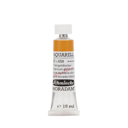 Schmincke H. Aquarell Titanium Gold Ochre 659 Watercolor 15 Ml Schmincke H. Aquarell Titanium Gold Ochre 659 Watercolor 15 Ml