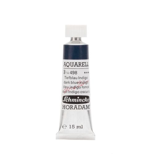 Schmincke H. Aquarell Dark Blue Indigo 498 Watercolor 15 Ml Schmincke H. Aquarell Dark Blue Indigo 498 Watercolor 15 Ml