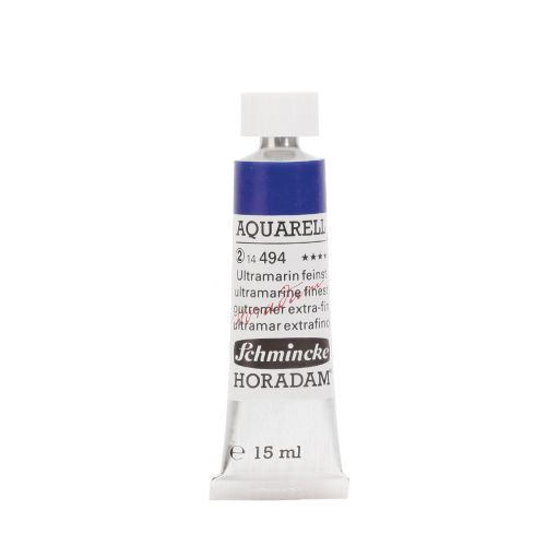 Schmincke H. Aquarell Ultramarine Finest 494 Watercolor 15 Ml Schmincke H. Aquarell Ultramarine Finest 494 Watercolor 15 Ml
