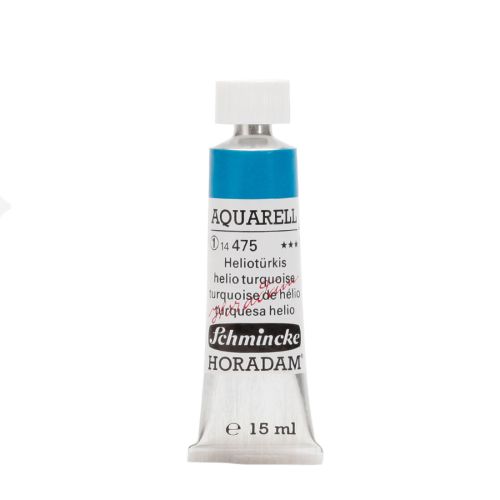 Schmincke H. Aquarell Helio Turquoise 475 Watercolor 15 Ml Schmincke H. Aquarell Helio Turquoise 475 Watercolor 15 Ml
