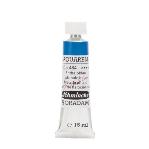 Schmincke H. Aquarell Phthalo Blue 484 Watercolor 15 Ml Schmincke H. Aquarell Phthalo Blue 484 Watercolor 15 Ml