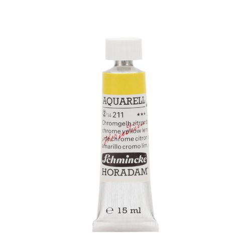 Schmincke H. Aquarell Chrome Yellow Lemon No Lead 211 Watercolor 15 Ml Schmincke H. Aquarell Chrome Yellow Lemon No Lead 211 Watercolor 15 Ml
