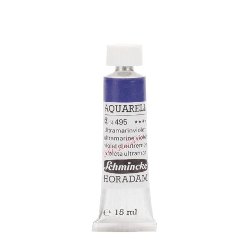 Schmincke H. Aquarell Ultramarine Violet 495 Watercolor 15 Ml Schmincke H. Aquarell Ultramarine Violet 495 Watercolor 15 Ml