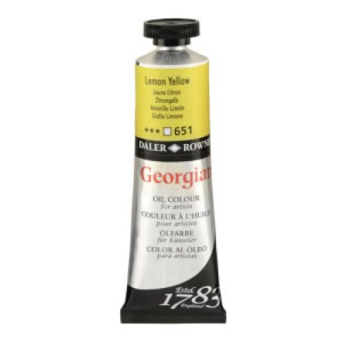 Daler Rowney Georgian Yağlı Boya 38 Ml 651 Lemon Yellow Daler Rowney Georgian Yağlı Boya 38 Ml 651 Lemon Yellow