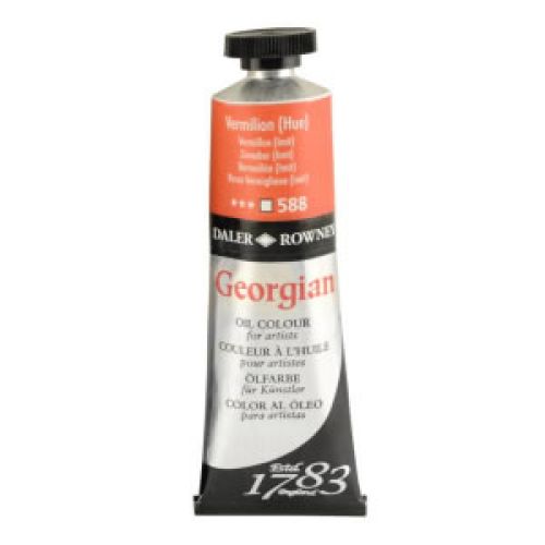 Daler Rowney Georgian Yağlı Boya 38 Ml 588 Vermilion Hue Daler Rowney Georgian Yağlı Boya 38 Ml 588 Vermilion Hue