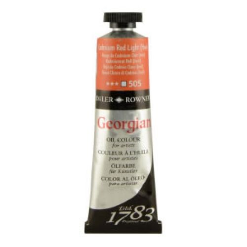 Daler Rowney Georgian Yağlı Boya 38 Ml 505 Cadmium Red Light Daler Rowney Georgian Yağlı Boya 38 Ml 505 Cadmium Red Light