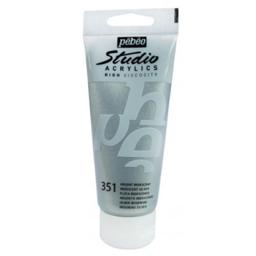 Pebeo Studio Akrilik Boya 351 Iridescent Silver Pebeo Studio Akrilik Boya 351 Iridescent Silver