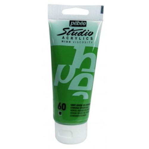 Pebeo Studio Akrilik Boya 60 Chrome Green Hue Pebeo Studio Akrilik Boya 60 Chrome Green Hue