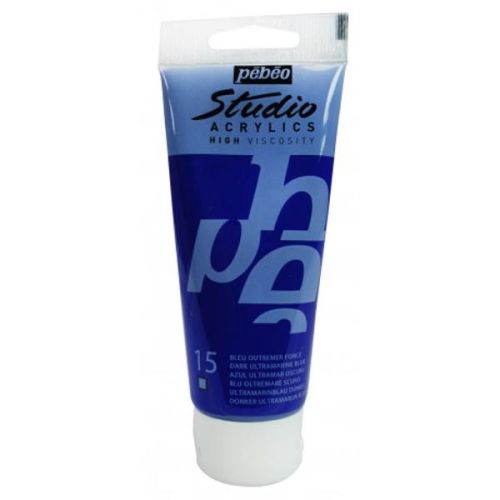 Pebeo Studio Akrilik Boya 15 Dark Ultramarine Blue Pebeo Studio Akrilik Boya 15 Dark Ultramarine Blue