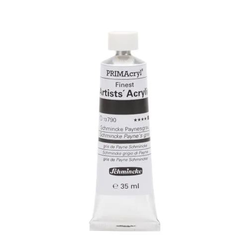 Schmincke Primacryl Finest Artists Acrylic Schmincke Paynes Grey 790 Acyrylic Paint 35 Ml Acrylic Paint Paint Schmincke