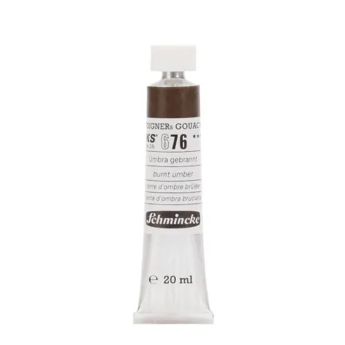 Schmincke Hks Designers Gouache - Burnt Umber 676 -20 Ml Gouache Schmincke Hks Designers Gouache - Burnt Umber 676 -20 Ml Gouache Paint Schmincke HKS Designers 20 ml Burnt Umber 676 for