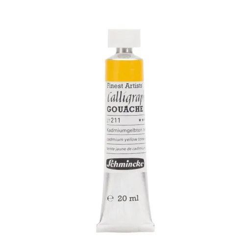 Schmincke Calligraphy Gouache Cadmium Yellow Hue Light 211 -20 Ml Gouache Schmincke Calligraphy Gouache Cadmium Yellow Hue Light 211 -20 Ml Gouache Paint Schmincke Calligraphy Gouache Cadmium Yellow Hue