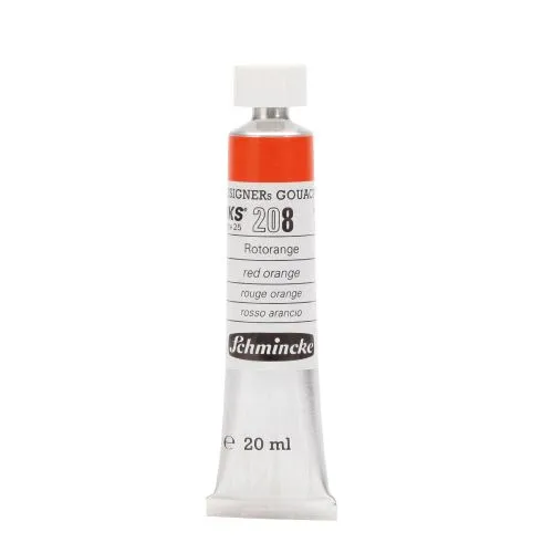 Schmincke Hks Designers Gouache Red Orange 208 - 20 Ml Guaj Boya Guaj Boya Schmincke Hks Designers Gouache Red Orange 208 - 20 Ml Guaj Boya Guaj Boya Boyalar Schmincke HKS Designers 20 ml Red Orange 208