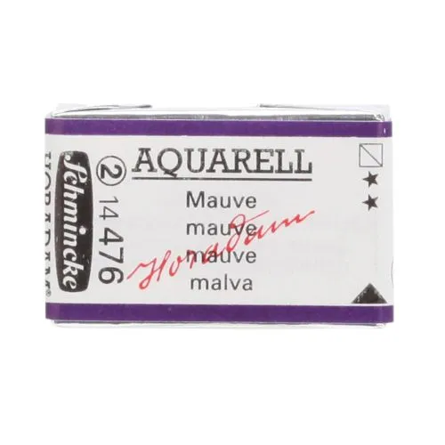 Schmincke H Aquarell 1/1 Tab Mauve 476 Watercolor Watercolors Schmincke H Aquarell 1/1 Tab Mauve 476 Watercolor Watercolors Paint 1/1 tab Horadam Aquarell Mauve 476 WatercolorSchmincke