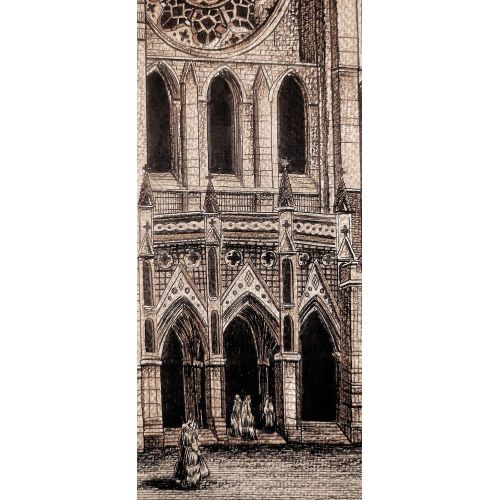Aykut Demirel, Truro Cathedral İllüstrasyon Aykut Demirel, Truro Cathedral Devasa yapılar ve özellikle bu yapıların eski zamanlara ait olması beni her zaman