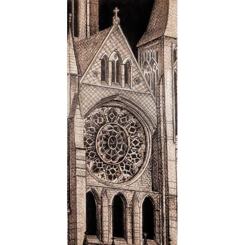 Aykut Demirel, Truro Cathedral İllüstrasyon Aykut Demirel, Truro Cathedral Devasa yapılar ve özellikle bu yapıların eski zamanlara ait olması beni her zaman