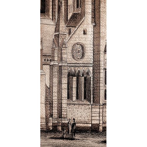Aykut Demirel, Truro Cathedral İllüstrasyon Aykut Demirel, Truro Cathedral Devasa yapılar ve özellikle bu yapıların eski zamanlara ait olması beni her zaman