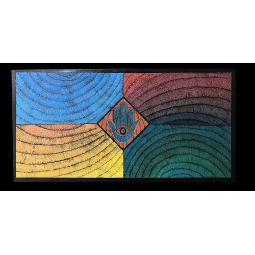 Fatımanın Eli, Oğuzhan Oğuz Tuval üzerine Yağlı Boya çalışması / 50x100 x 2 cm     Yağlıboya Tablo Orijinal Tablo