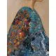 Geyik Masali, Merve Ozbek Oil Paint Geyik Masali, Merve Ozbek A figure that meets eye to eye with a deer turns into the meaning of eternity, immortality, the state