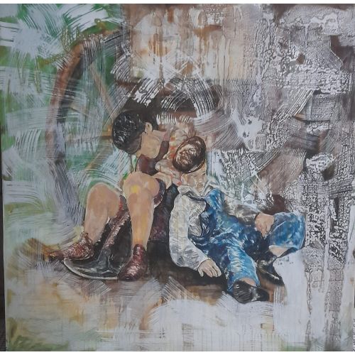 Çocuk İşçiler, Şeyda Sunay Torun Yağlıboya Tablo Çocuk İşçiler, Şeyda Sunay Torun Çocuk işçiler Bu eseri 2011 yılında yaptım 120×120 tuval üstüne yağlı