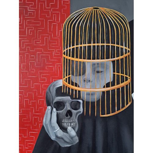 Eternal Captivity, Irem Satilmis Oil Paint Eternal Captivity, Irem Satilmis İrem Sold / Eternity Enslaved / Oil on canvas / 2023 / 100x100 cm From time to time, we feel