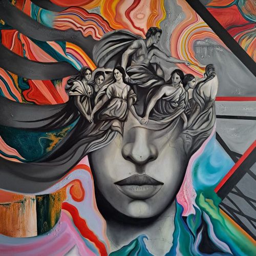 Polikromi, Irem Satılmış Yağlıboya Tablo Polikromi, Irem Satılmış İrem Satılmış / Polikromi / tuval üzeri yağlıboya / 2023 / 100x100cm Yağlıboya Tablo