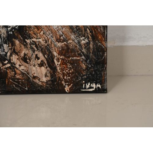 Aslan, YevhenIIa Potapova TUVAL, AKRİLİK BOYA, EN MODERN MULTİKATLI TEKNİK, DOKULU, ÇERÇEVESİZ, ASKISIZ,KENARLARI BOYALI