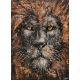 Aslan, YevhenIIa Potapova TUVAL, AKRİLİK BOYA, EN MODERN MULTİKATLI TEKNİK, DOKULU, ÇERÇEVESİZ, ASKISIZ,KENARLARI BOYALI