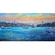 Bosphorus, Aytaç Dutkin Oil painting on MDF - unframed Oil Paint Paintings