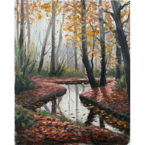 Rain Forest, Aytaç Dutkin SENT AS A ROLL Oil Paint Paintings
